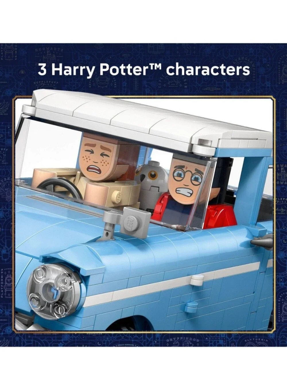 NIB Factory Sealed LEGO Harry Potter Enchanted Flying Ford Anglia 76470 Hogwarts